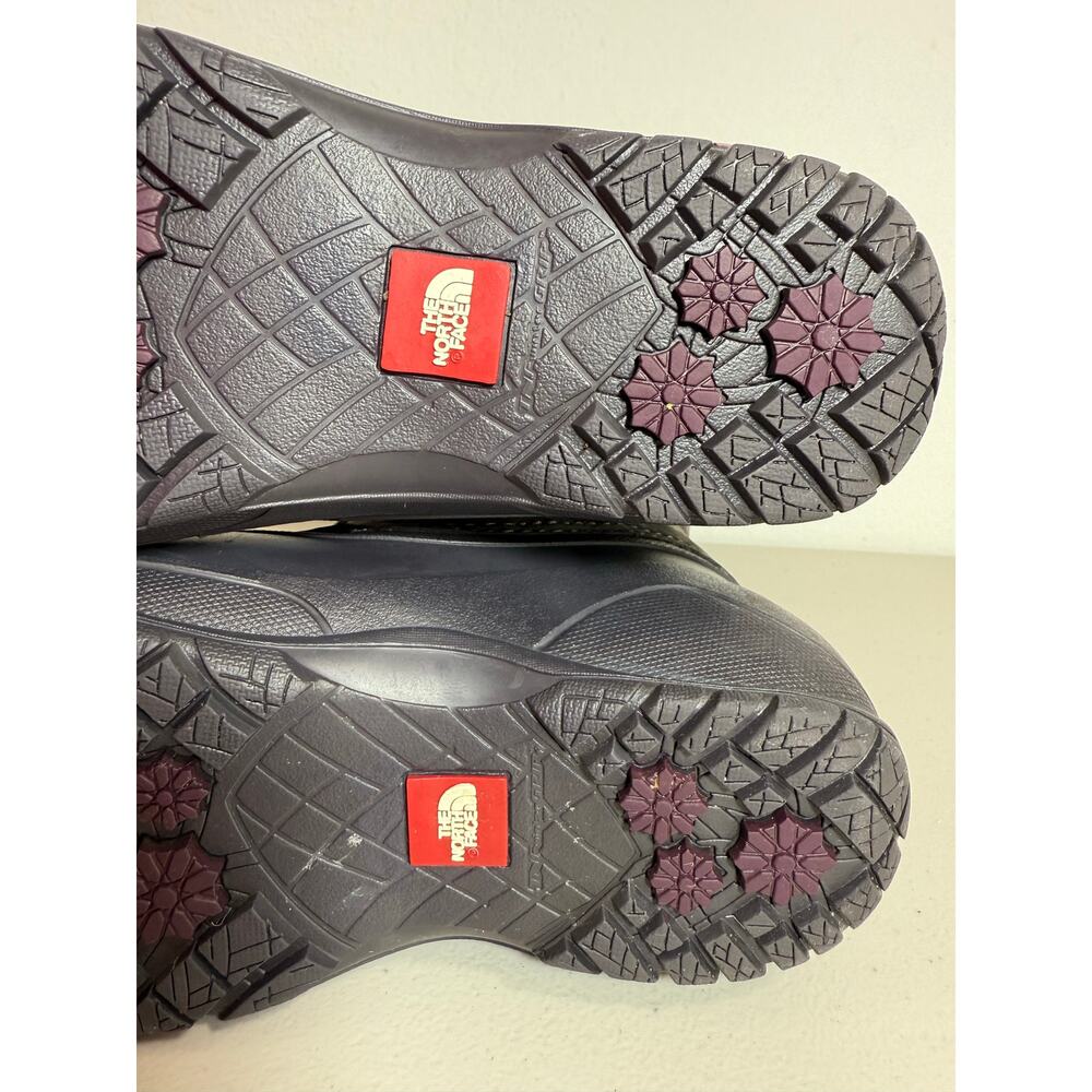 The North Face Shellista III Tall Boots Women’s Sz 7 Gray Purple Faux Fur Winter - Picture 14 of 14